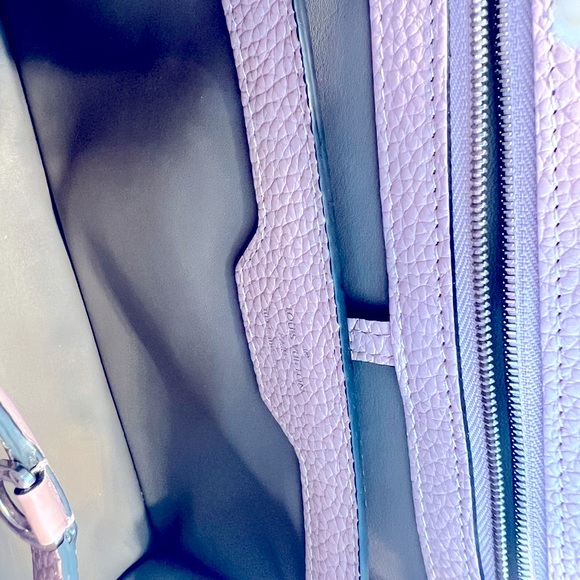 Capucines Louis Vuitton pink handbag with matching scarf - Picture 4 of 6